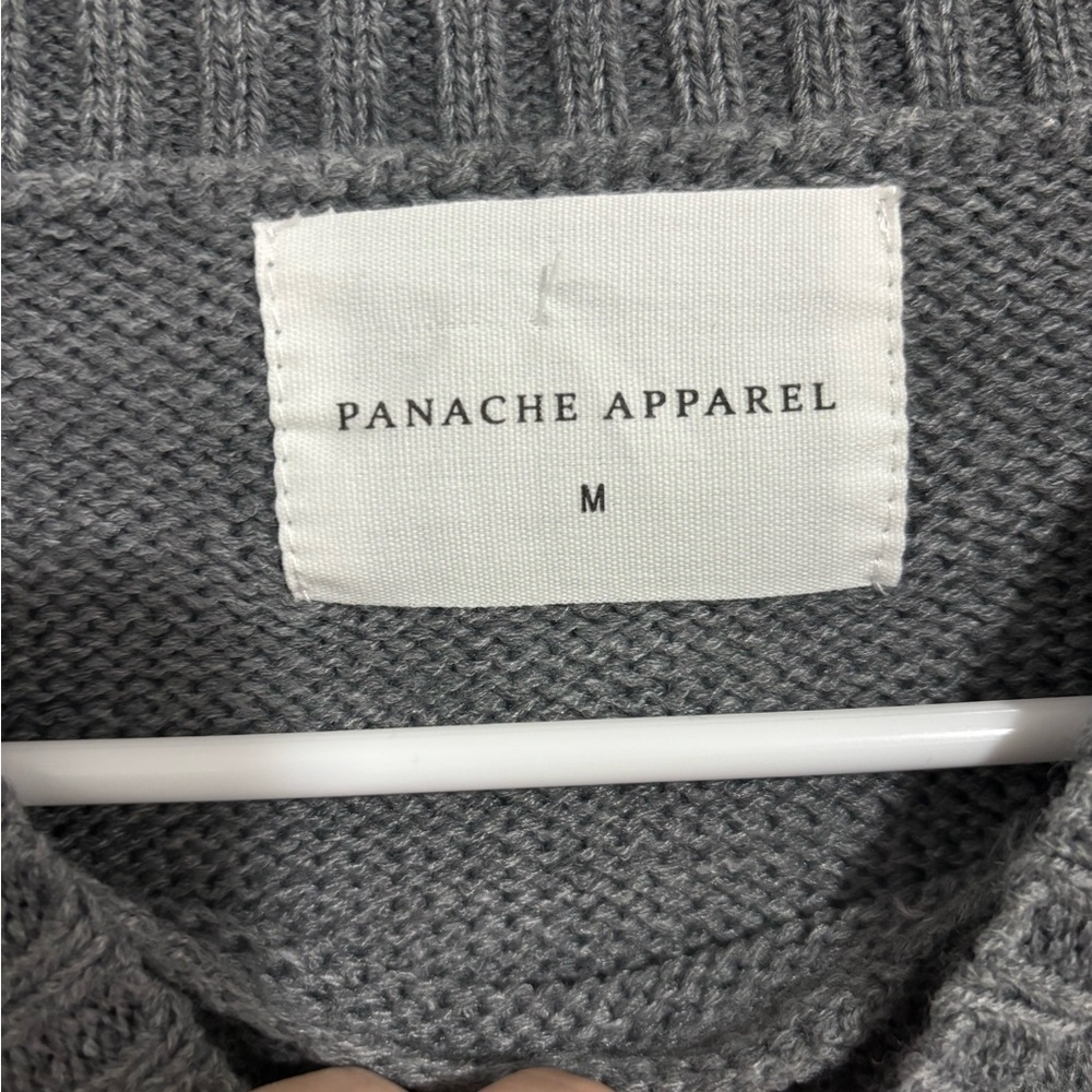 Gray Après Ski Sweater by Panache Size XL - Picture 6 of 7